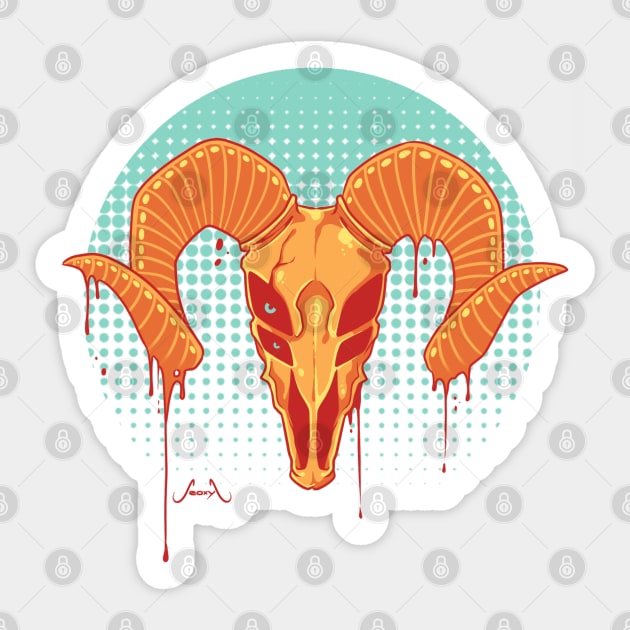 Skull Sticker by seosaur